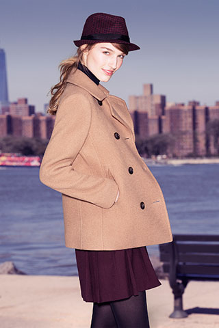 uniqlo peacoat women's