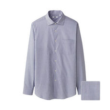 Stretch slim fit stripe L/S shirt