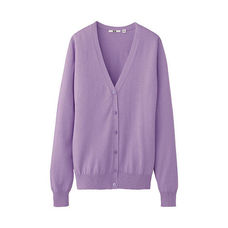 W's UV cut V neck cardigan