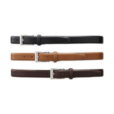 Italian leather stitch belt