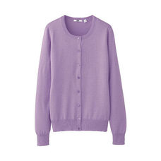 W's UV cut crew neck cardigan