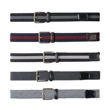 Stripe stretch mesh belt