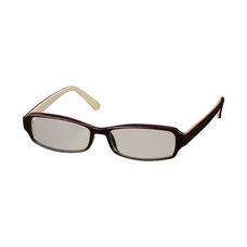 W's square clear sunglasses