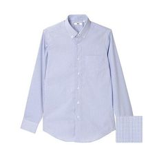 Stretch slim fit check L/S shirt