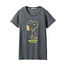 女裝SNOOPY印花T恤(短袖) A