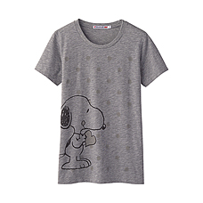 女裝SNOOPY印花T恤(短袖) F