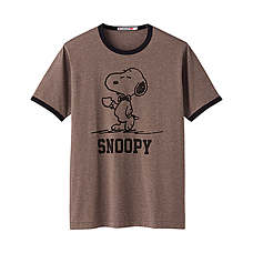 男裝SNOOPY印花T恤(短袖)K3