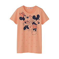 女裝DPJ印花T恤(短袖) A (Mickey)