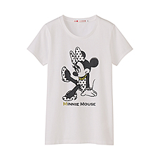 女裝DPJ印花T恤(短袖) F (Minnie)