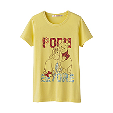 女裝Winnie the PoohT恤(短袖)E