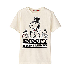 童裝SNOOPY印花T恤(短袖) D