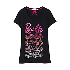 女裝Barbie印花T恤(短袖)A1