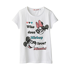 女童DISNEY PROJ印花T恤 A