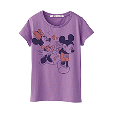女童DISNEY PROJ印花T恤 B