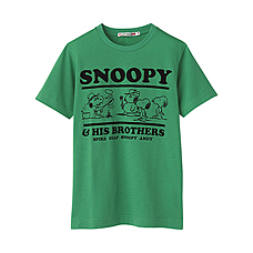 童裝SNOOPY印花T恤(短袖) H