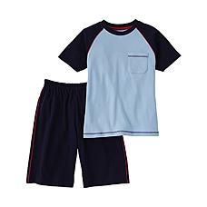 童裝DRY家居服組(短袖)(滾邊)
