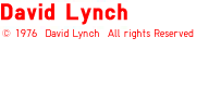 David Lynch
