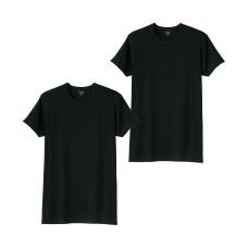 MEN Premium Cotton Short Sleeve Crew Neck T-Shirt 2P A