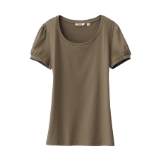 WOMEN Extra Fine Cotton Scoop Neck Short Sleeve T