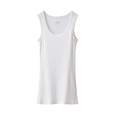 WOMEN Slub Rib Tank Top