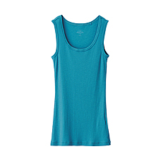 WOMEN Slub Rib Tank Top