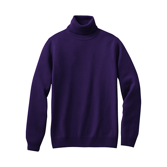 MEN Pure Cashmere Polo Neck Sweater A