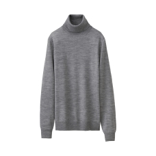 WOMEN Extra Fine Merino Polo Neck Sweater (Long Sleeve)