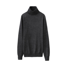 WOMEN Extra Fine Merino Polo Neck Sweater (Long Sleeve)