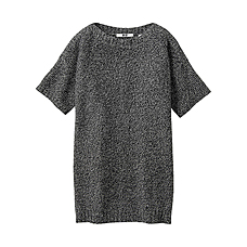 WOMEN Heavy Gauge Boat Neck S/S Tunic