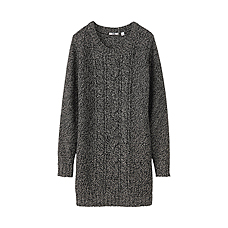 WOMEN Cable Crew Neck Tunic (Long Sleeve)