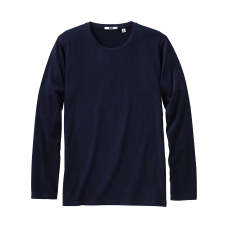 MEN Soft Touch Crew Neck Long Sleeve T Shirt C