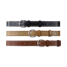 WOMEN Vintage Leather Stitched Belt