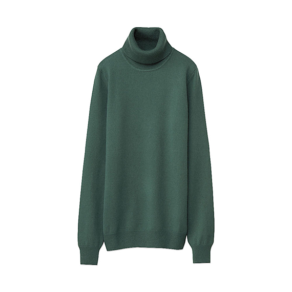 WOMEN Cashmere Polo Neck Sweater (L)