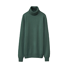 WOMEN Cashmere Polo Neck Sweater (L)