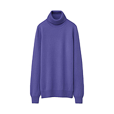WOMEN Cashmere Polo Neck Sweater (L)