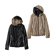 WOMEN Fleece Lined Reversible Parka A