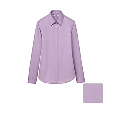 WOMEN UV Cut Stretch Broad Long Sleeve Shirt