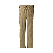 WOMEN Boyfriend Fit Chino Trousers A