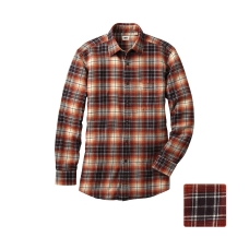 MEN Flannel Check Long Sleeve Shirt C10