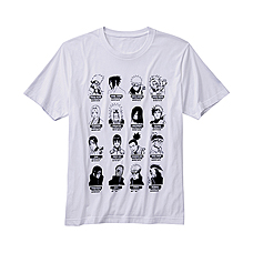 MEN NARUTO Graphic Short Sleeve T Shirt E