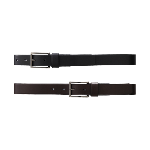 MEN Italian Leather Embossed Edge Belt