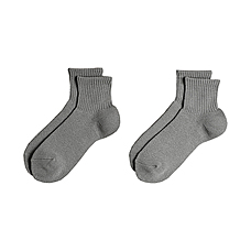 MEN HEATTECH Pile Ankle Socks 2P