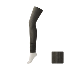 WOMEN HEATTECH Knitted Extra Long Leggings (Rib)