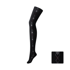 WOMEN HEATTECH Knitted Tights 1P (Side Argyle)