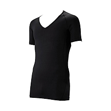 MEN Shape Wear V-Neck Short Sleeve T Shirt