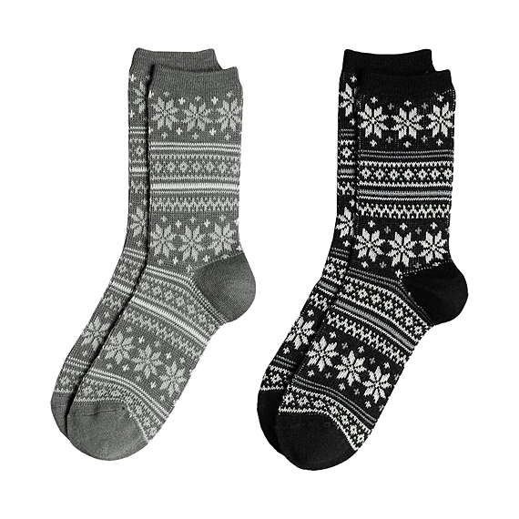 WOMEN HEATTECH Socks 2P(Snow)