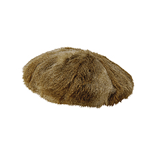 Faux fur beret