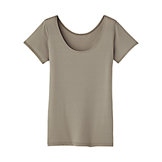 WOMEN AIRism Scoop Neck T(Short Sleeve)
