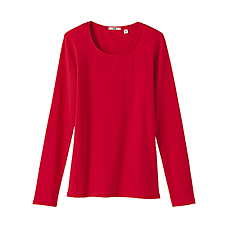 WOMEN Premium Cotton Crew Neck Long Sleeve T B