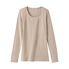 WOMEN Premium Cotton Crew Neck Long Sleeve T B